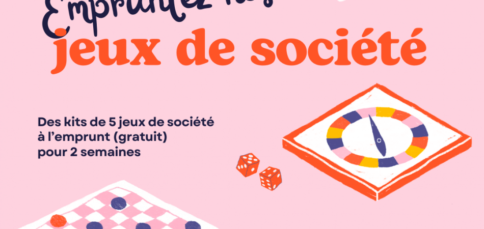 Médiathèque : empruntez nos jeux de société !