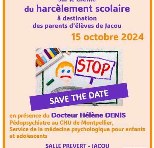 Conférence sur le thème du harcèlement à l'école