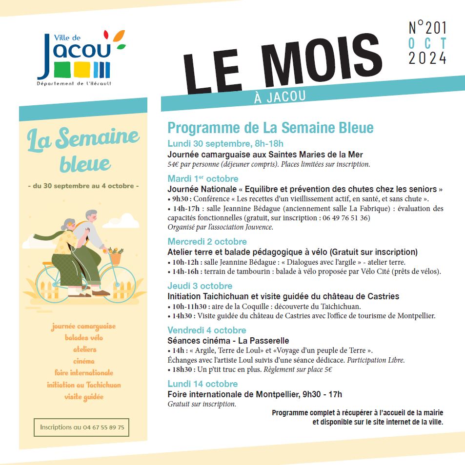 Le Mois à Jacou - Octobre 2024