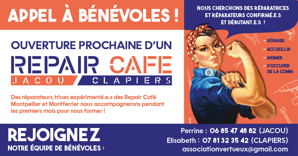 Ouverture prochaine d'un repair café