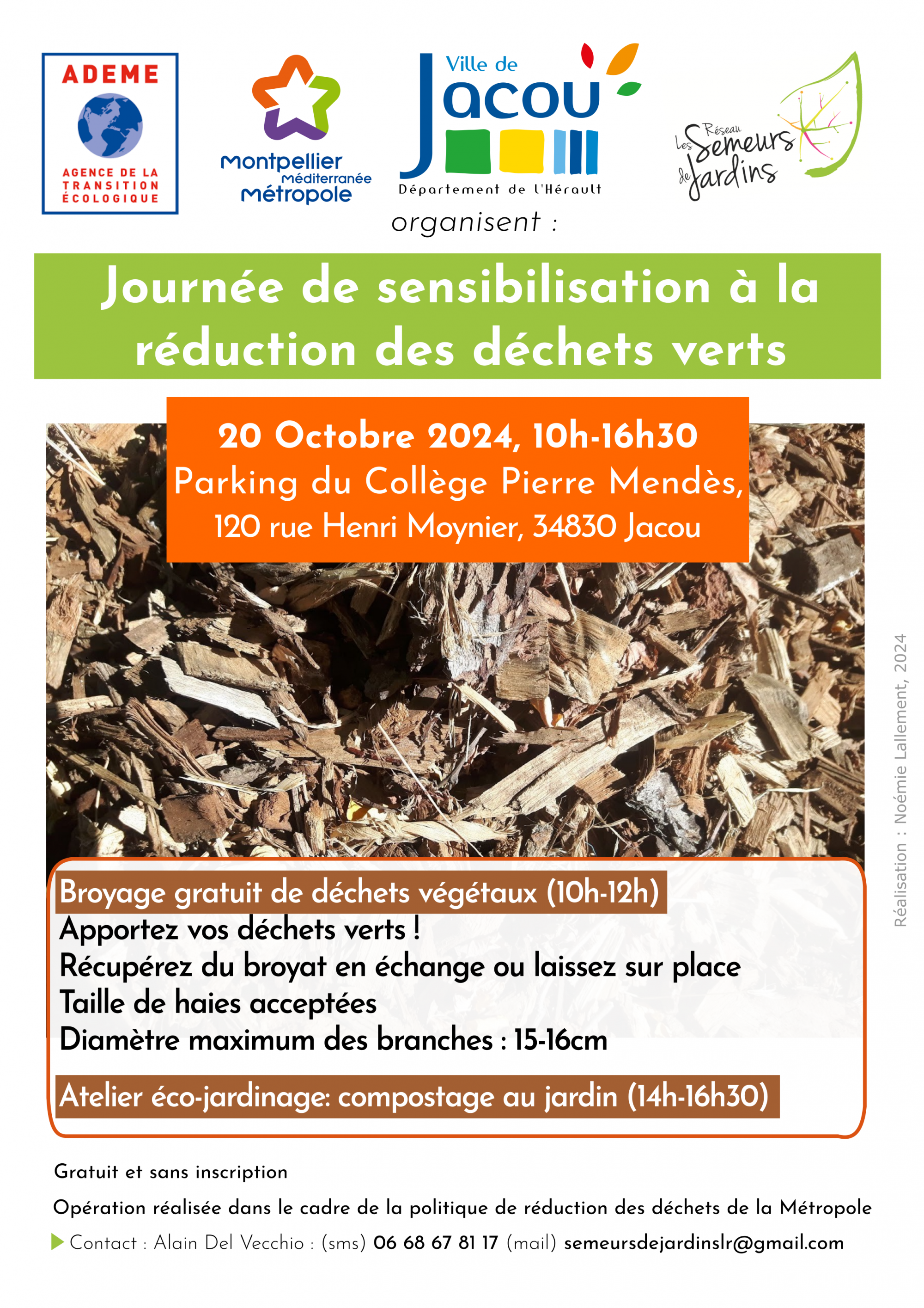 Ateliers broyage déchets verts et eco-jardinage