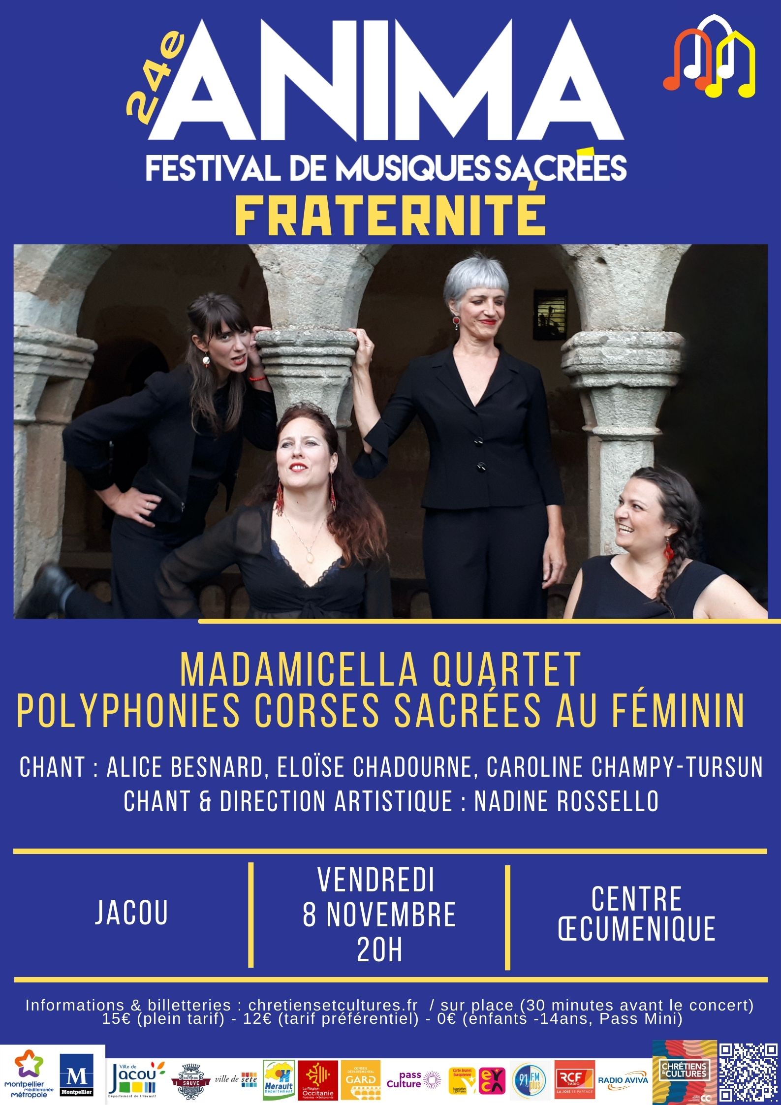 MADAMICELLA Quartet. Polyphonies corses sacrées au féminin