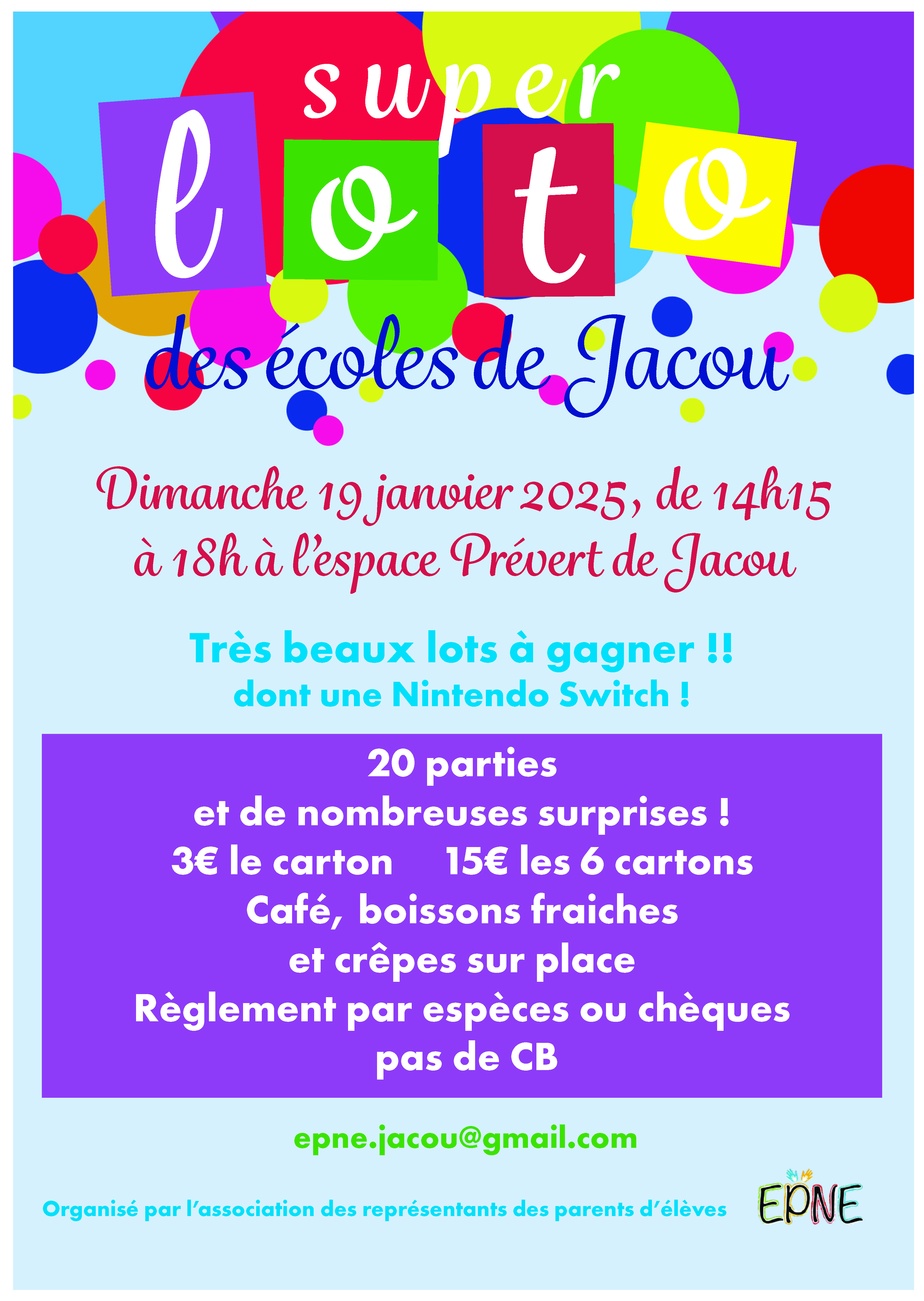 Loto des écoles de Jacou